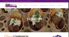 Desktop Screenshot of catercom.co.za