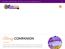 Tablet Screenshot of catercom.co.za